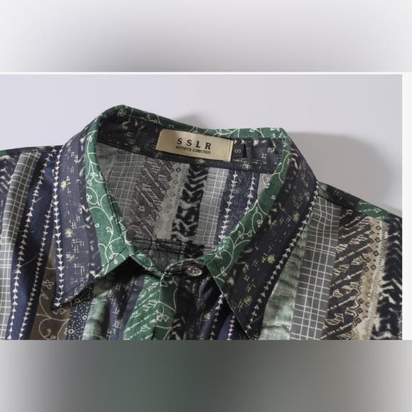 SSLR-Women’s Long Sleeve Button Down Shirt
Summer Casual Floral Plus Size - Picture 3 of 10